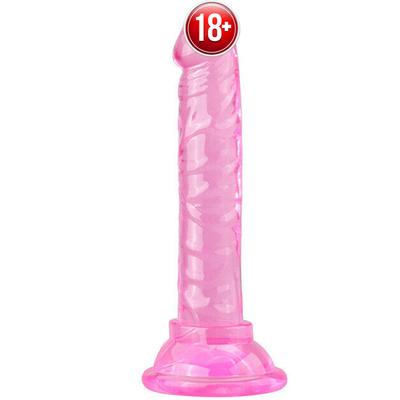 Xise Dildo Series Jelly Pink 14.5 cm Anal ve Vajinal Realistik Penis