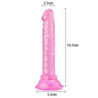 Xise Dildo Series Jelly 14.5 cm Anal ve Vajinal Realistik Penis