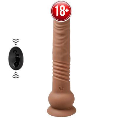 Aphrodisia Escapade Thrusting İleri Geri Hareketli Titreşimli Penis-Brown