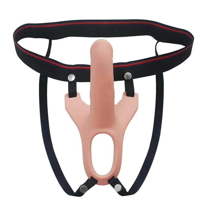 Aphrodisia Hollow Strap-On 6.7'' İçi Boş Belden Bağlamalı Penis-Flesh