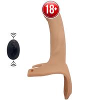 Aphrodisia Hollow Strap-On 6.7'' İçi Boş Titreşimli Kemerli Penis-Flesh