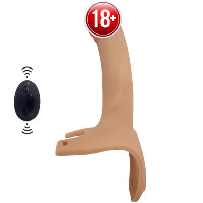 Aphrodisia Hollow Strap-On 6.7'' İçi Boş Titreşimli Kemerli Penis-Flesh