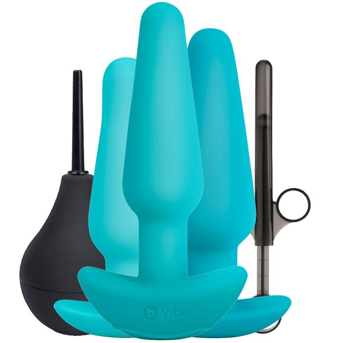 B-Vibe Anal Training & Education 7-Piece Anal Set Teal