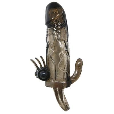 Baile Brave Man Penis Sleeve Klitoral ve Anal Uyarıcılı Titreşimli Penis Kılıfı BI-026223A-1