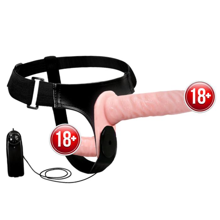 Baile Ultra Passionate Double Head Biseksuel Titreşimli Strap-On