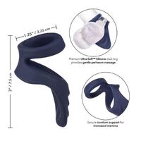 Calexotics Viceroy Perineum Dual Ring Penis Halkası