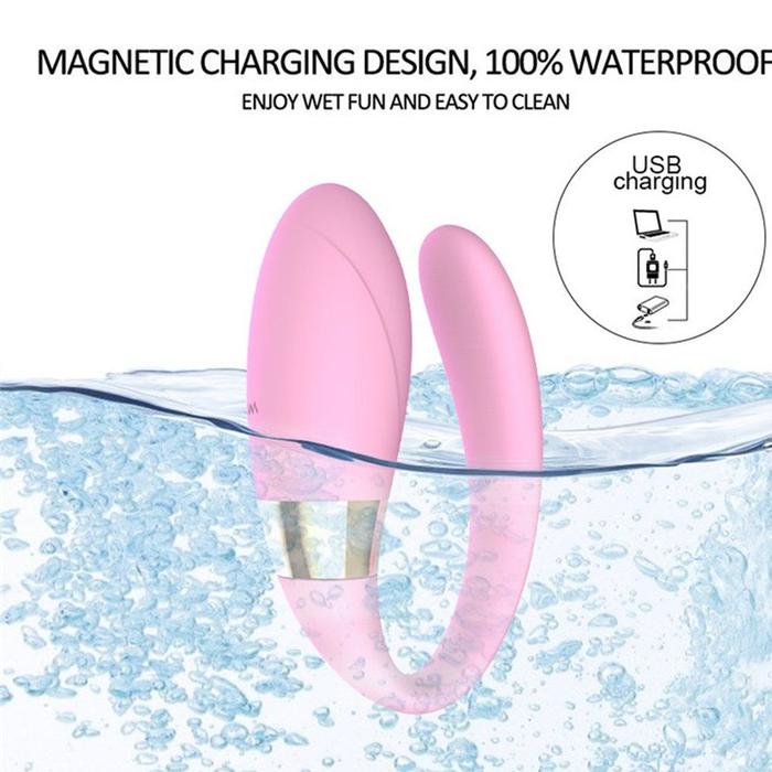 Dibe Revollie Uzaktan Kumanda Çiftlere Özel Partner Vibratör-Pink