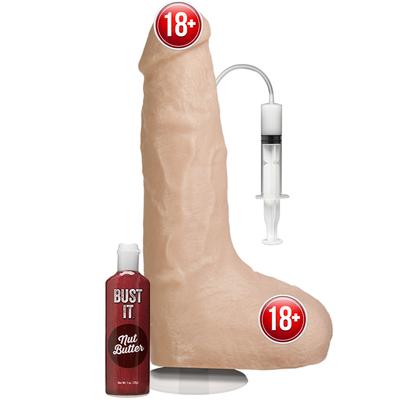 Doc Johnson Bust İt Squirting Cock Dildo Flesh Boşalabilir Realistik Penis