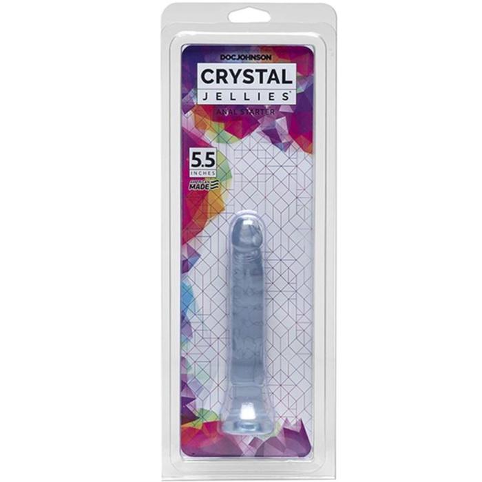 Doc Johnson Crystal Jellies 5.5'' Dildo Şeffaf Realistik Penis