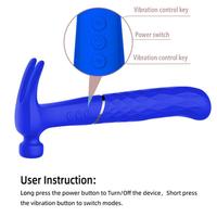Erox Hammer Love Blue Ultra Güçlü Çekiç Vibratör