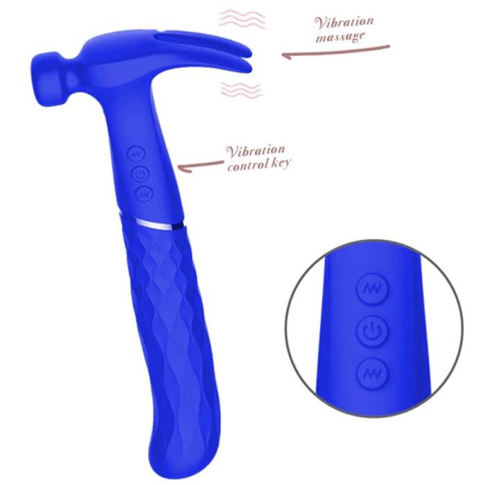 Erox Hammer Love Blue Ultra Güçlü Çekiç Vibratör