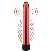 Sexual World Anal And Vaginal Multispeed Vibrating Rod Titreşimli Vibratör-Red