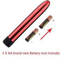 Sexual World Anal And Vaginal Multispeed Vibrating Rod Titreşimli Vibratör-Red