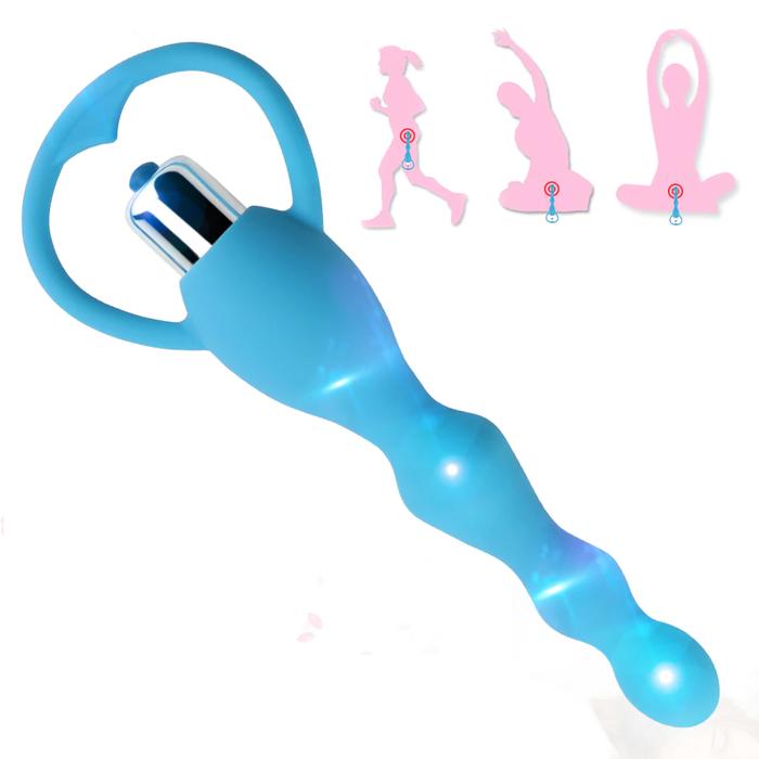 Erox Anal Fantasy Beaded Blue Tek Mod Boncuk Anal Vibratör