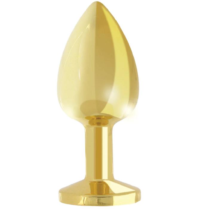 Erox Anal Play Starter Gold Kit Medium Metal Anal Plug ve Temizlik Seti