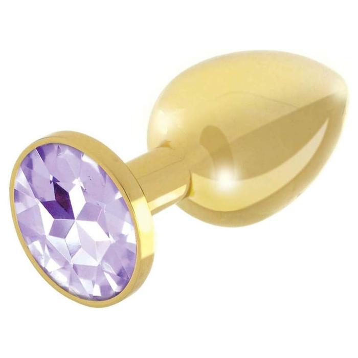 Erox Anal Play Starter Gold Kit Medium Metal Anal Plug ve Temizlik Seti