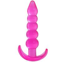 Sexual Anal Play Silicone Butt Beads Anal Training Silikon Anal Plug-Pink