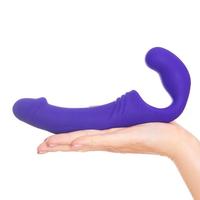 Aphrodisia Double Rider Strapless Strap-On Şarjlı Vibratör-Pink