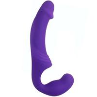 Aphrodisia Double Rider Strapless Strap-On Şarjlı Vibratör-Purple