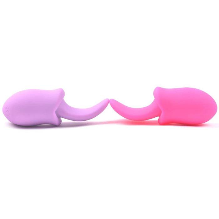 Erox Aphrodisia Tongue Vibe Klitoral Dil Vibratör-Pink