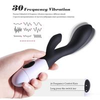 Sexual World Berius Curve Rechargeable G-Spot Rabbit Vibratör-Black