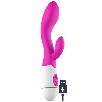 Sexual World Berius Curve Rechargeable G-Spot Rabbit Vibratör-Pink