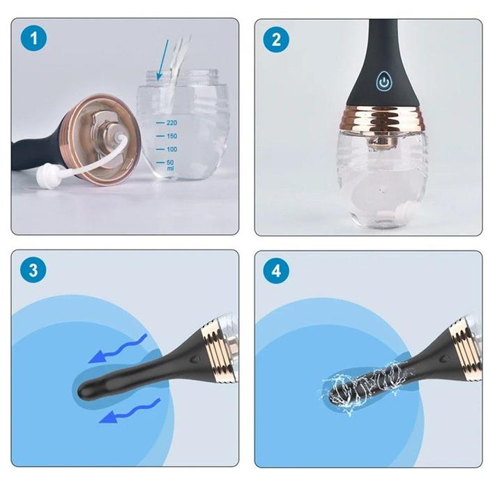 Sexual World Enema Bulb 3 Hız Otomatik Anal Duş Temizlik Pompası