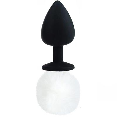 Erox Bunny Tail White Peluşlu Silikon Anal Plug