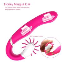 Erox Dave 2 Licking Dil Hareketli Isıtmalı G-Spot Vibratör-Pink