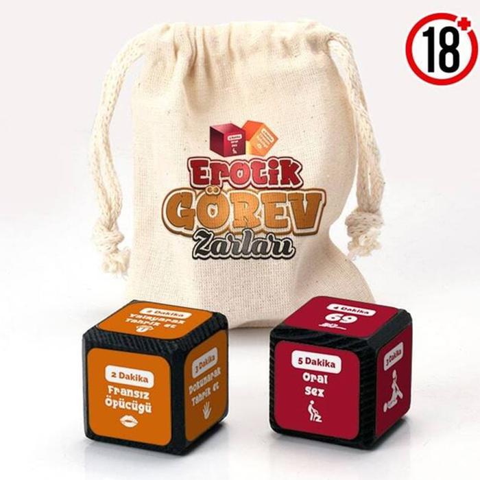 Erox Erotic Love Game İkili Kamasutra Erotik Görev Zarları