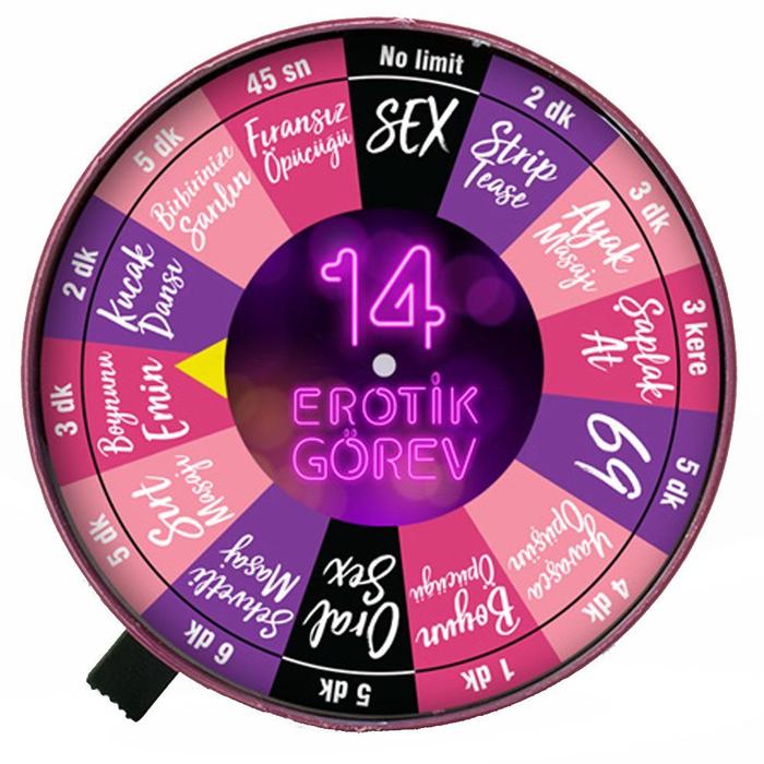 Erox Erotic Love Game Kamasutra Çark 14 Erotik Görev Oyunu
