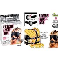 Erox Fetish Fantasy Series Face Kit Ağız Topu ve Göz Maskeli Set