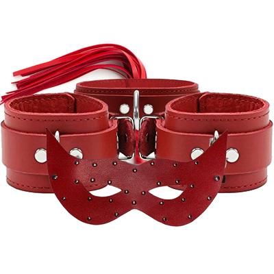 Erox Fetish Fantasy Series Leather Cuffs 4 Pcs. Fetiş Kelepçe Seti