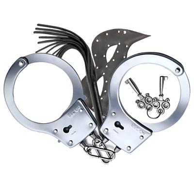 Erox Fetish Fantasy Series Metal Hand Cuffs Starter 3 Pc. Fetiş Set