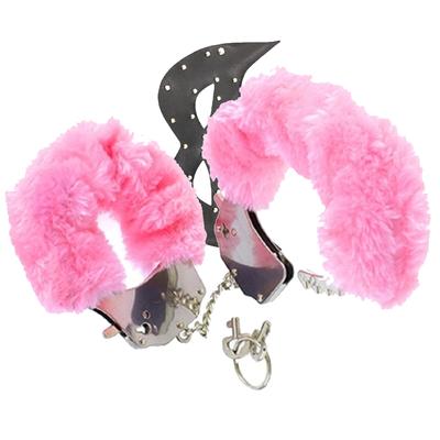 Erox Fetish Fantasy Series Metalic Cuffs Pink Metal Fetiş Kelepçe ve Maske