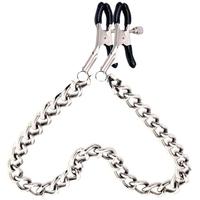 Erox Fetish Fantasy Stimulating Nipple Chain Silver Göğüs Klipsi