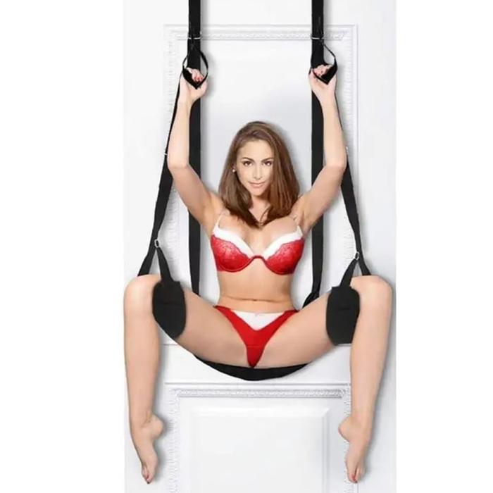 Erox Fetish Series Sentetik Deri Deluxe Trainer Door Cuffs Kapı Kelepçesi