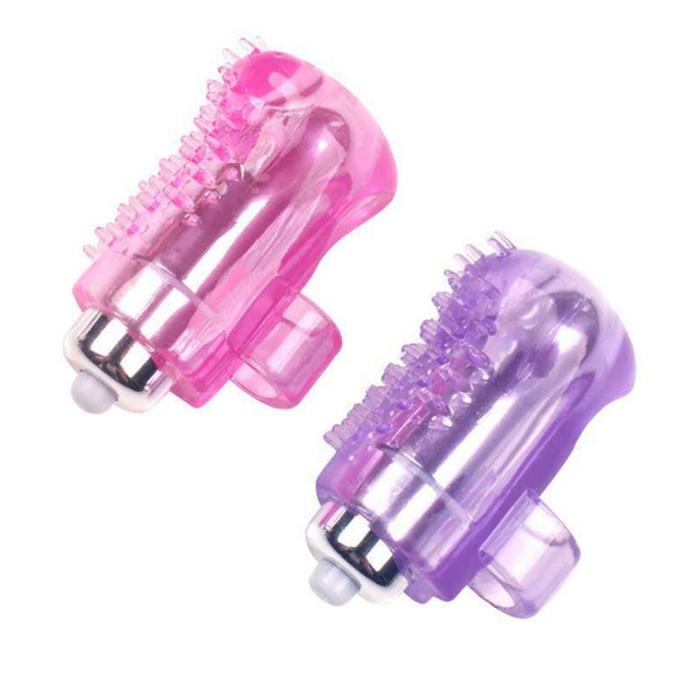 Erox Finger Vibe Silicone Pink Tırtıklı Parmak Vibratör