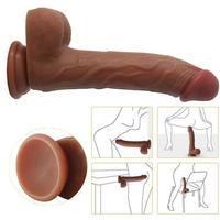 Erox Lumi Rot Thrusting Dildo Isıtmalı İleri Geri Hareketli Realistik Penis 21.5 cm