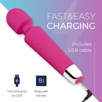 Erox Massage Vibes Pink 20 Mod Masaj Wand Vibratör