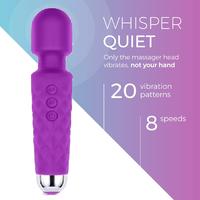 Erox Massage Vibes Purple 20 Mod Masaj Wand Vibratör