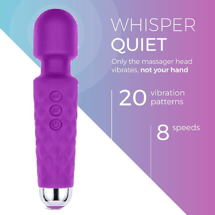 Erox Massage Vibes Purple 20 Mod Masaj Wand Vibratör