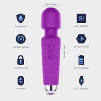 Erox Massage Vibes Purple 20 Mod Masaj Wand Vibratör