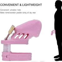 Erox Master Chastity Devices Pink Plastik Penis Kafesi
