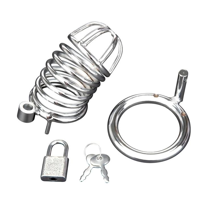 Sexual World Master Male Chastity Blueline Metal Penis Kilidi 45 mm