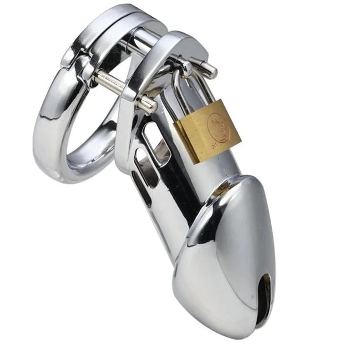 Sexual World Master Male Chastity Klasik Metal Penis Kilidi 40 mm