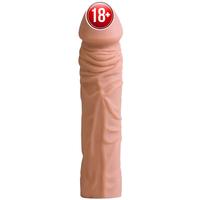 Erox Mega Enlarger Sleeve Prtiko Whty Yumuşak Et Doku Realistik Penis Kılıfı