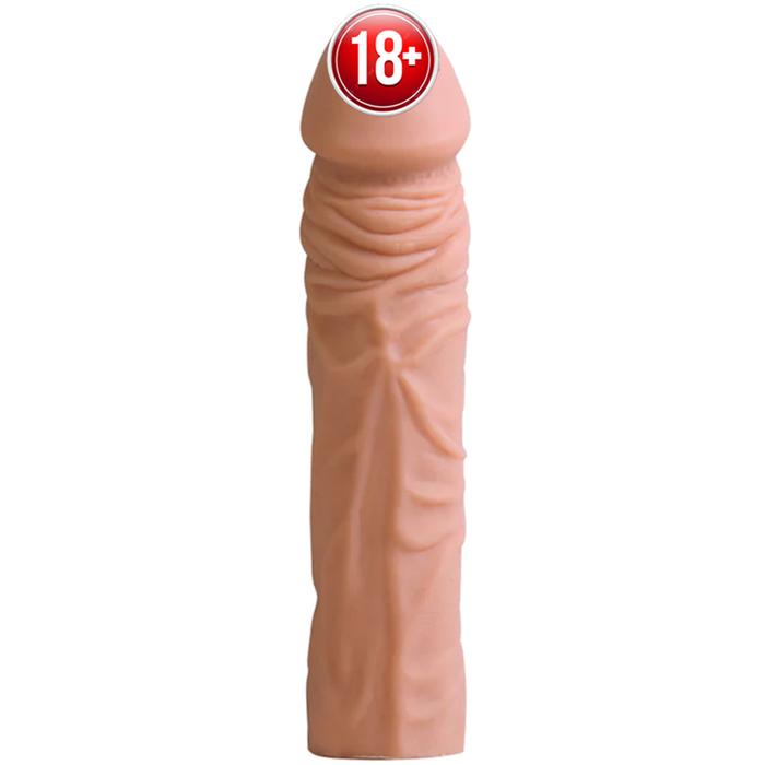 Erox Mega Enlarger Sleeve Prtiko Whty Yumuşak Et Doku Realistik Penis Kılıfı