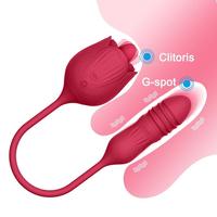 Erox Rose Tongue Dil ve İleri Geri Hareketli Gül Vibratör