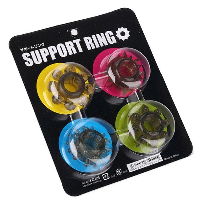 Erox Support Ring Play 4'lü Penis Halkası Set B-WR001